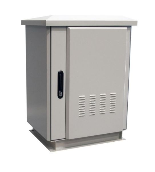 Picture of 24RU Outdoor FreeStanding Cabinet. (800x 600x1375mm) IP45 Rated