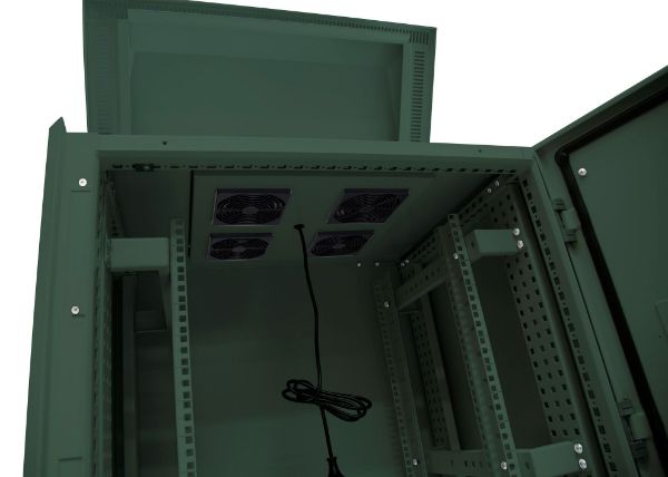 Picture of 27RU Outdoor FreeStanding Cabinet. (800 x 800 x 27U) IP45 Rated