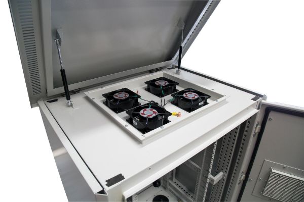 Picture of 27RU Outdoor FreeStanding Cabinet. (800 x 800 x 27U) IP45 Rated