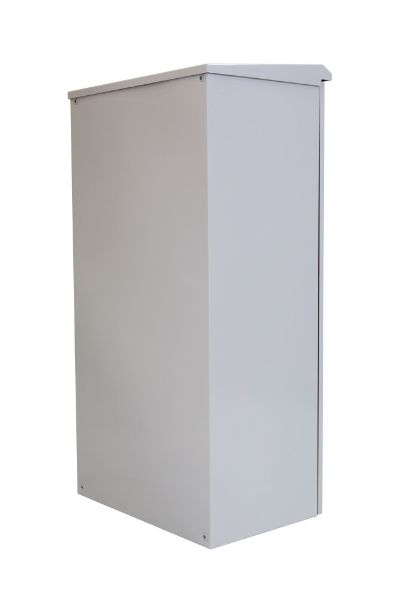 Picture of 24RU Outdoor Wall Mount Cabinet 611x425x1190mm (WxDxH) IP65 Rated Lockable Front Door