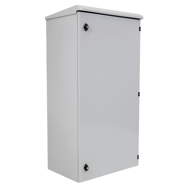 Picture of 24RU Outdoor Wall Mount Cabinet 611x625x1190mm (WxDxH) IP65 Rated Lockable Front Door