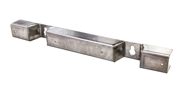 Picture of 12RU Stainless Vented Outdoor Wall Mount Cabinet (611x625x640mm). Stainless
