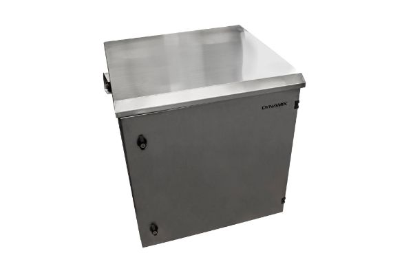 Picture of 6RU Stainless Outdoor Wall Mount Cabinet (611x425x390mm) Stainless Steel Construction