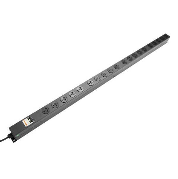 Picture of 20 Outlet Vertical Power Rail (10A) w/ 6kA C-Curve MCB Commercial Installations ONLY