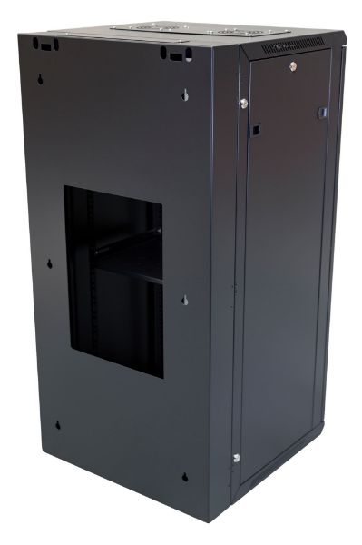 Picture of 24RU UniverSwing Wall Mount Cabinet. Rackmount supplied Left & Right Hinges