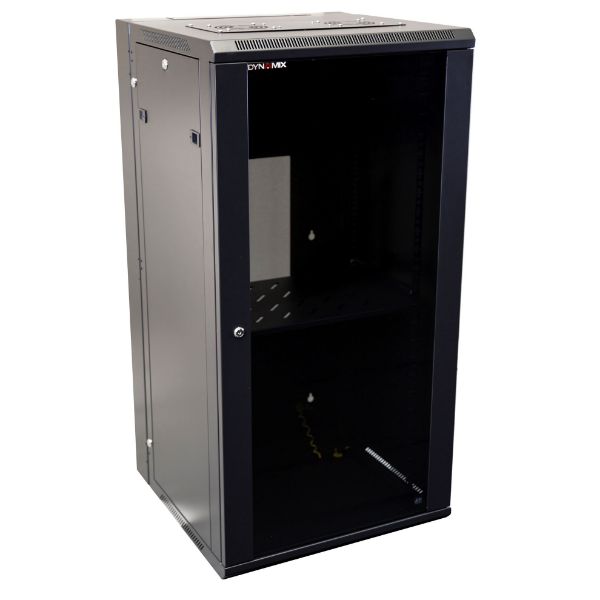 Picture of 24RU UniverSwing Wall Mount Cabinet. Rackmount supplied Left & Right Hinges