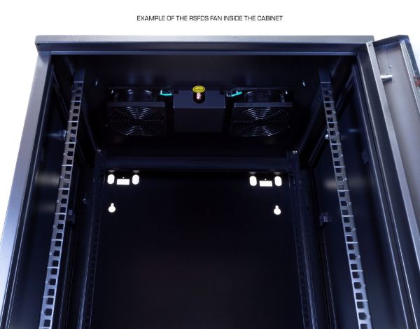 Picture of 27RU 600mm Deep Universal Swing Wall Mount Cabinet. Backmount (600 x 600 x 1365mm)