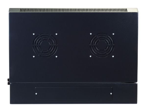 Picture of 9RU UniverSwing Wall Mount Cabinet. Back mount supplied Left & Right Hinges