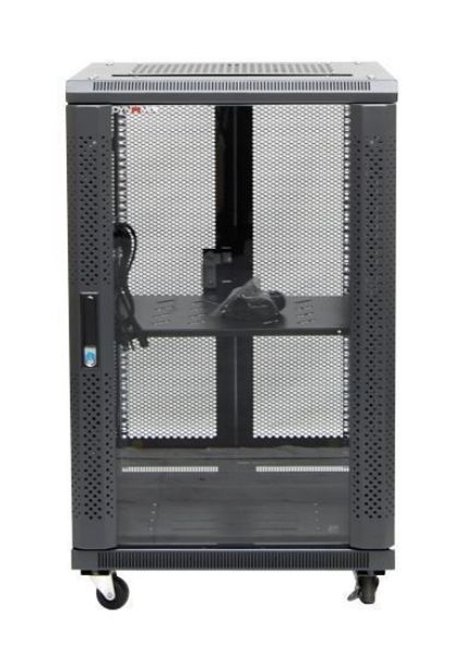 Picture of 18RU Server Cabinet 800mm Deep (600x 800x1008mm) Incl 1x Fixed Shelf 4x Fans