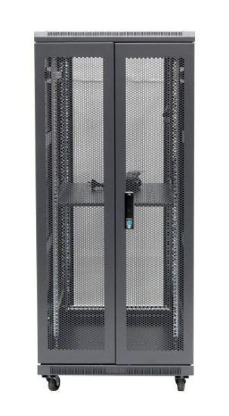 Picture of 27RU Server Cabinet 1000mm Deep (600x1000x1410mm) 1x Fixed Shelf 4x Fans