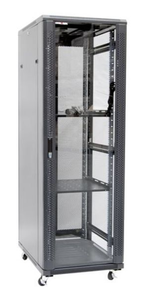 Picture of 37RU Server Cabinet 1000mm Deep (600x1000x1853mm) Incl 2x Fixed Shelves 4x Fans