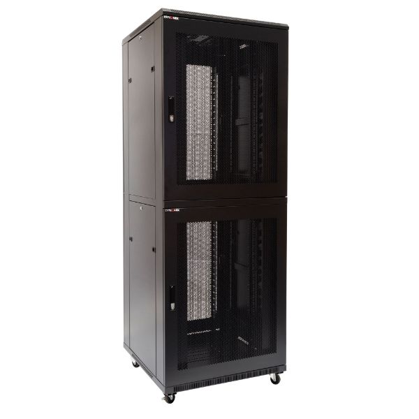 Picture of 45RU Co-Location Server Cabinet 2 Compartments 800mm 800mmDeep (800x800x2210mm)