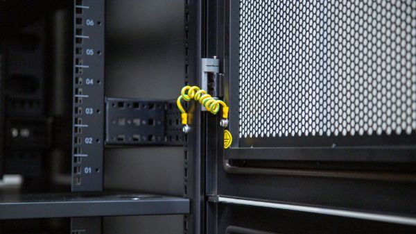 Picture of 45RU Co-Location Server Cabinet w/ 3x 14U Compartments Dims 800x800x2210mm (WxDxH)