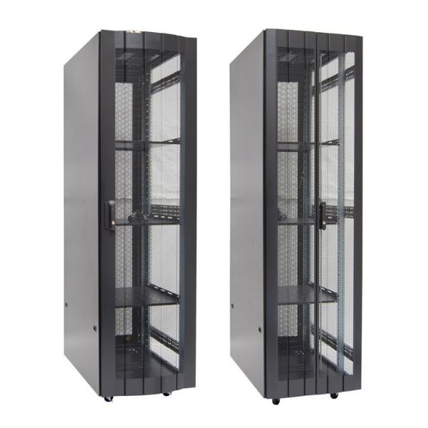 Picture of 37RU Server Cabinet 1000mm Deep (600x1000x1881mm) Incl 2x fixed shelves 4x fans