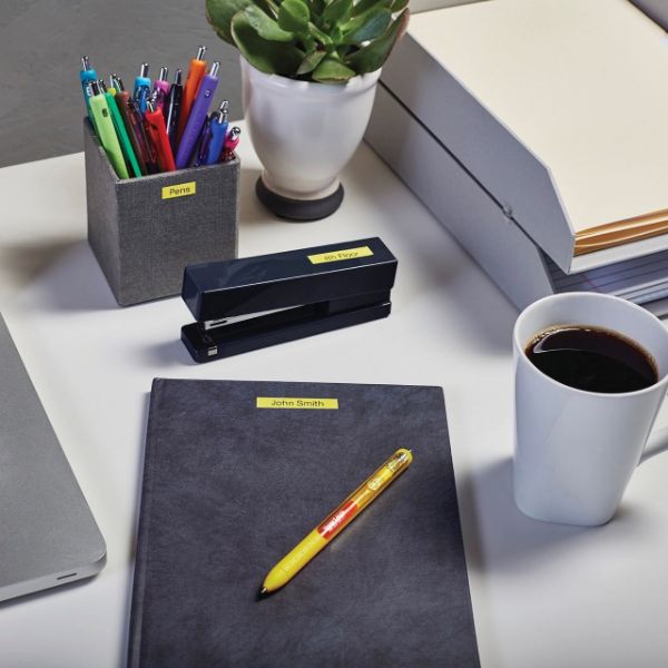 Picture of Genuine D1 Label Cassette Tape 9mm x 7M Black on Yellow Suitable for the Label Manager