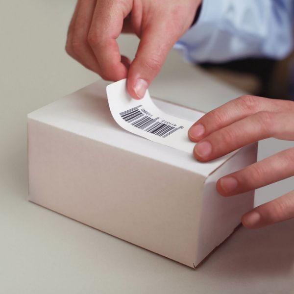 Picture of Genuine LabelWriter Multi- Purpose Labels 54x70mm Black on White 320 Labels per Roll