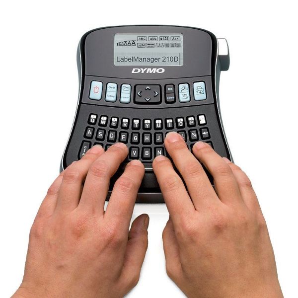 Picture of LabelManager 210D Desktop Labeller QWERTY keyboard 6 font sizes 7 text styles