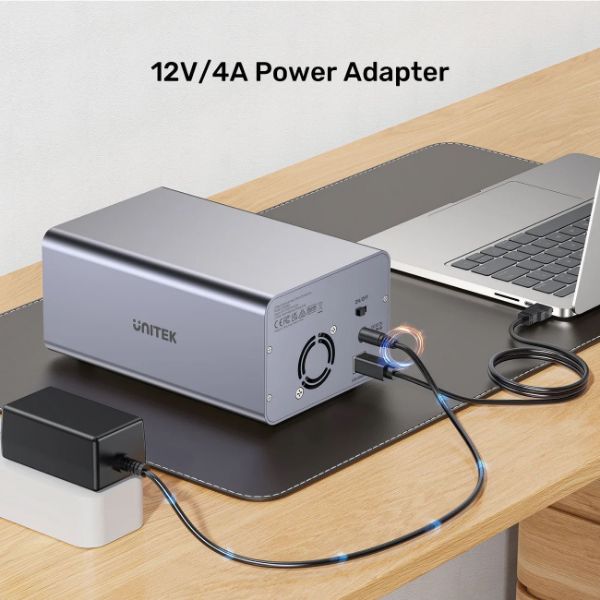 Picture of 2-Bay External Hard Drive Enclosure. both 2.5'' & 3.5'' SATA HDD