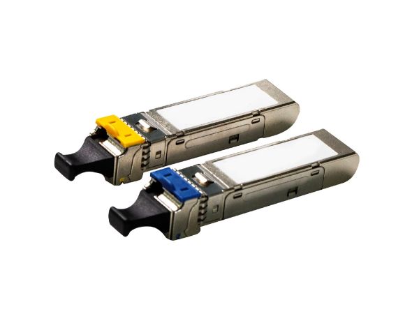 Picture of 1.25G Single-mode WDM SFP LC Modules. Distance: 20km. CISCO & Generic Br& Compatible