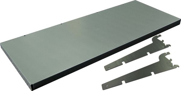 Picture of Metal Shelf w/ 2x brackets for Gondola