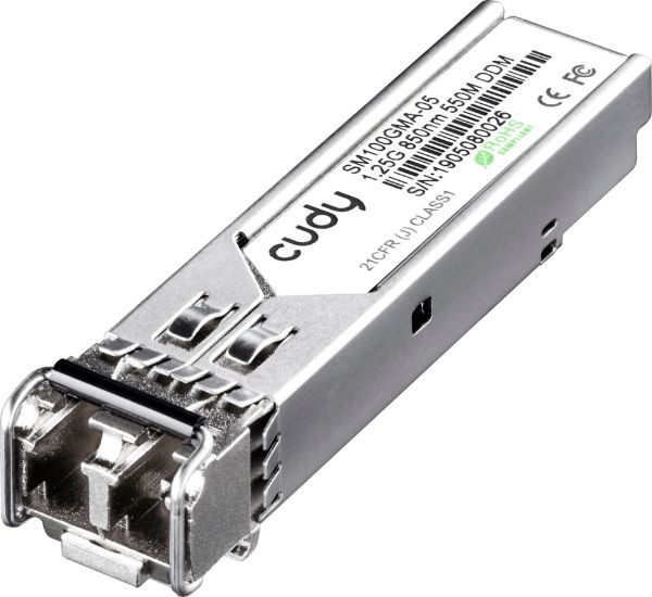 Picture of 1.25G Multi Mode (MM) LC SFP Module 850nm 500m 75dB Generic Br& Compatibility