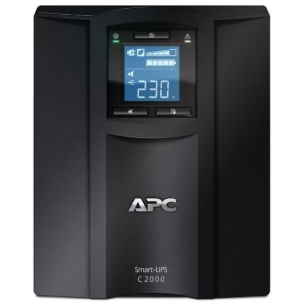 Picture of Smart-UPS 2000VA (1300W) Tower 230V Input/Output 6x IEC C13 Outlets. Battery Backup. LED
