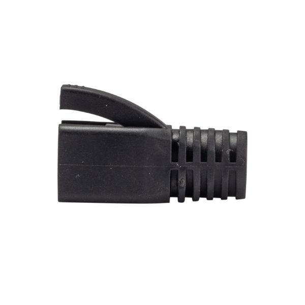Picture of Strain Relief Boot OD: 7.5mm Black 20 Pack Suited for Cat6A Shielded Cable
