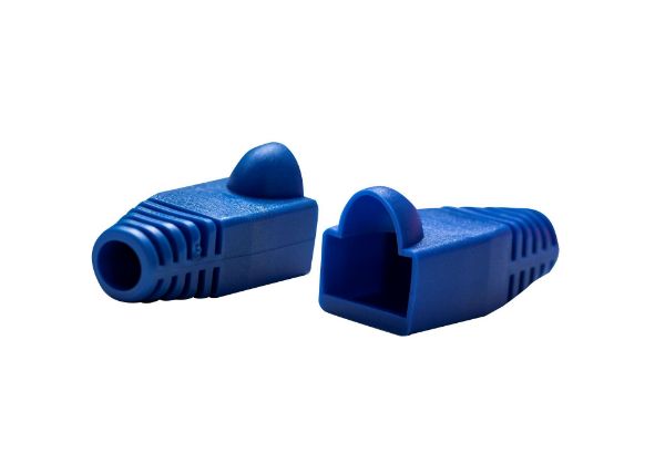 Picture of Blue RJ45 Strain Relief Boot 6.0mm Outside Diameter 20pk Bag