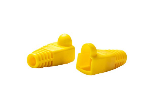 Picture of Yellow RJ45 Strain Relief Boot 6.0mm Outside Diameter 20pk Bag