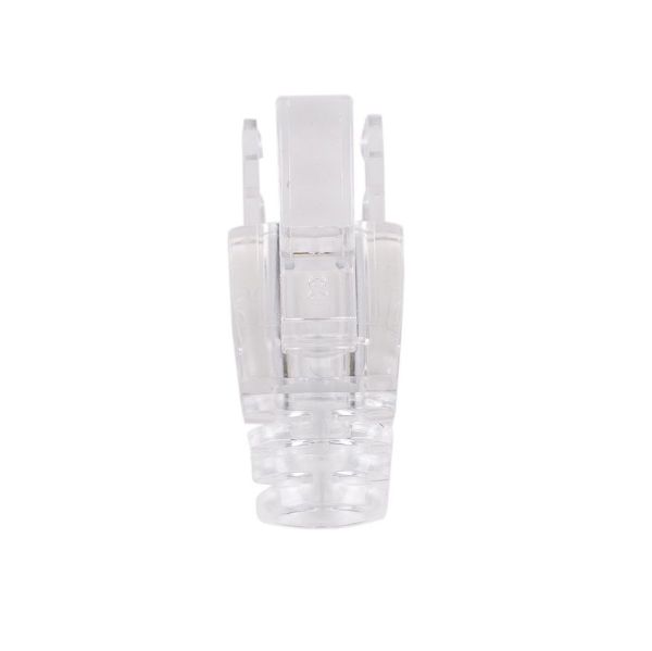 Picture of Transparent Cat6 UTP Strain Relief Boot Latch Protection 6.5mm Outside Diameter 20pk