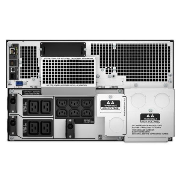 Picture of Smart-UPS 8000VA (8000W) 6U 230V 6x IEC C13 Outlets w/ Battery Backup. LCD