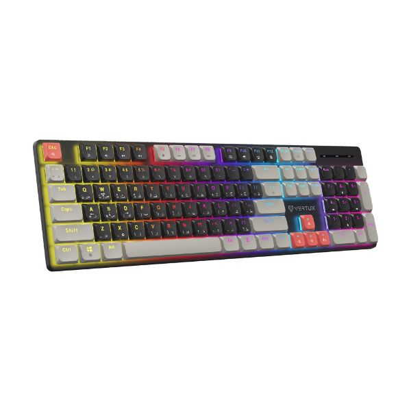 Picture of High-Performance Mechanical Gaming Keyboard w/ Low Profile Keys. 17 RGB Backlight Options