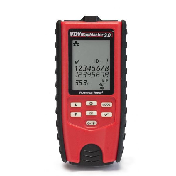 Picture of VDV MapMaster 3.0 Cable Tester Kit. Kit Includes VDV MapMaster 3.0 Main Unit