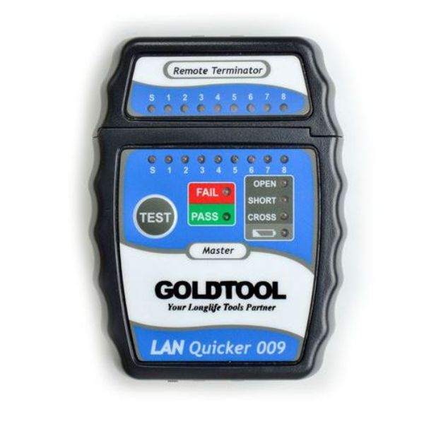 Picture of LAN Quick Tester. Test RJ45/UTP RJ45/STP Cabling OPEN SHORT & CROSS Functions