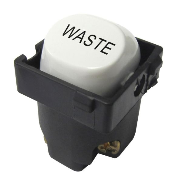 Picture of 16A 2-Way Labelled WASTE Mechanism Suits all Tradesave Plates