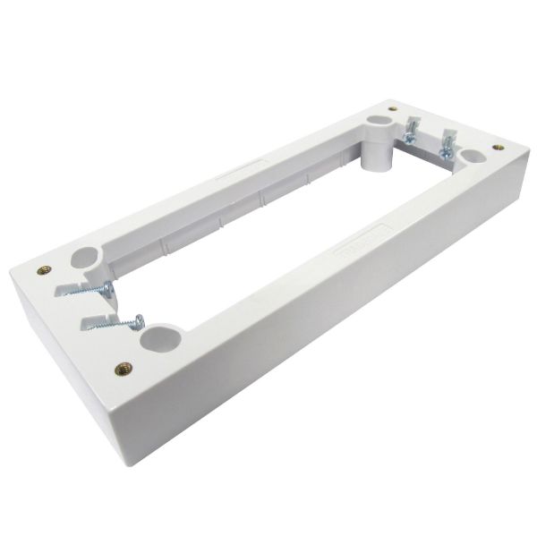 Picture of Quad Mounting Block (25mm) Impact Resistant ABS Plastic In-Covered Areas Only White