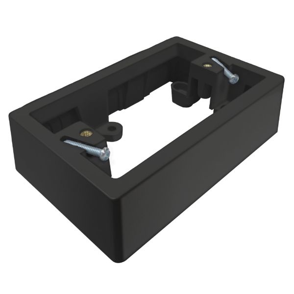 Picture of Deep Mounting Block (34mm) Impact Resistant ABS Plastic In-Covered Areas Only Black