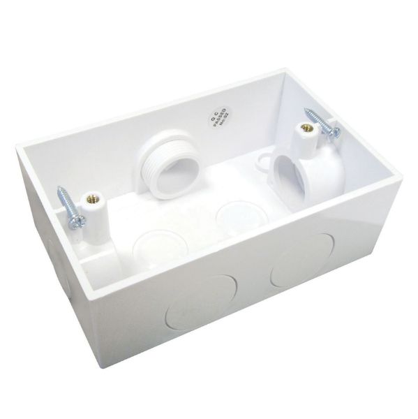 Picture of Enclosed Mounting Block Impact Resistant ABS Plastic In-Covered Areas Only White