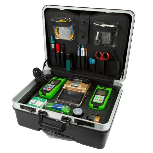 Picture of Advanced Fiber Optic Tool Kit High Precision Fast Fusion Splicing.