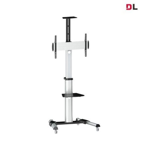 Picture of 37''-70'' Telescopic Manual Height Adjust TV Cart Max 50Kg VESA support up to 600x400