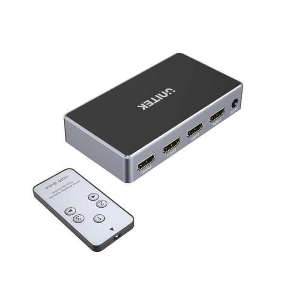 Picture of 3-In-1-Out 4K HDMI 1.4b Switch. Supports up to 4K@30Hz (UHD) Resolution (3840 x 2160)