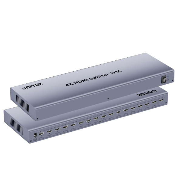 Picture of 1-in-16-Out HDMI Splitter. Mirror Mode for up to 16 Monitors Supports 4K Content