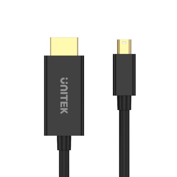 Picture of 2M Mini DisplayPort to HDMI 1.4 Cable Supports 4K@30Hz HDR HDCP2.0 3D 7.1 Surround Sound