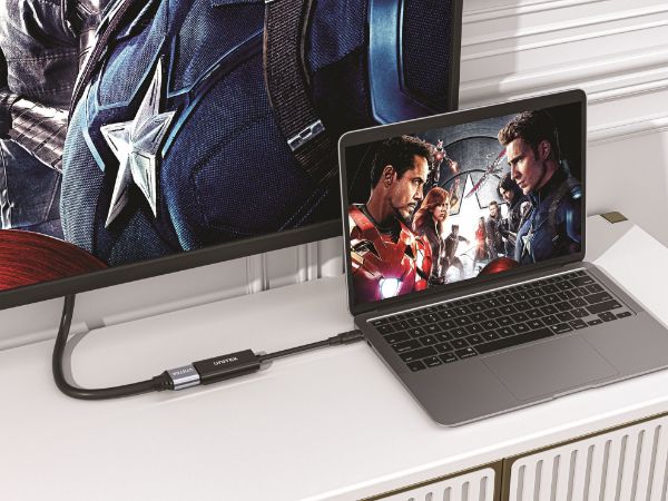 Picture of USB-C to HDMI 2.0 Adapter 4K@60Hz UHD HDMI Output HDCP 2.3 & 3D Video.