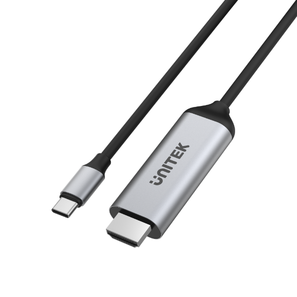 Picture of 1.8m 4K USB-C to HDMI cable. Premium Audio Video UltraHD. Gold Plated Connectors.