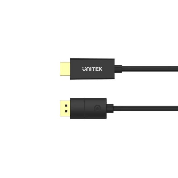 Picture of 1.8m DisplayPort to HDMI Cable. Supports Max Res up to 4K@60Hz. Unidirectional Cable.
