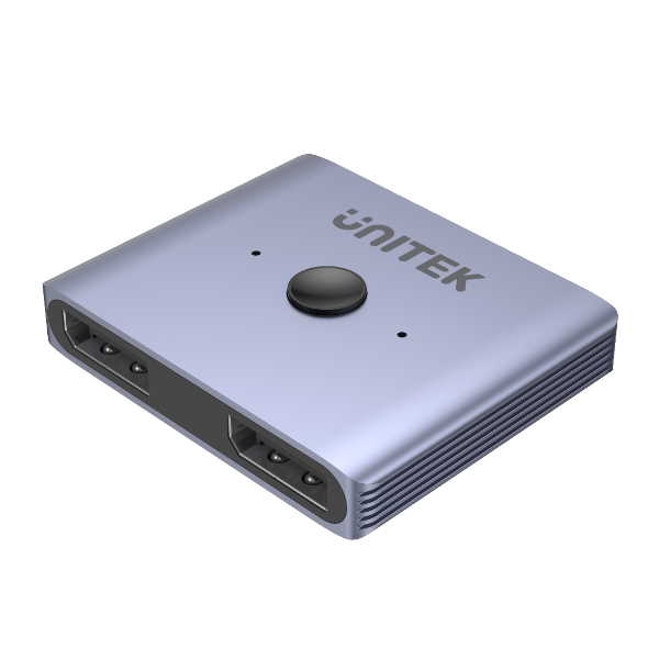 Picture of 8K DisplayPort 1.4 Bi- Direction Switch 2-In-1-Out or 1-in-2-Out. Connnect 2 Devices