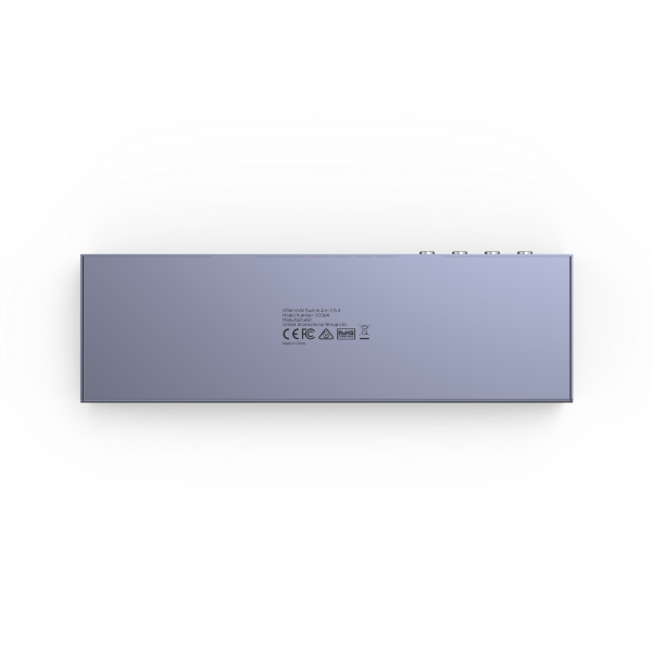 Picture of HDMI KVM 4-in-1-Out Switch & Supports 4K@60Hz UHD. 4x USB-A Ports 4x HDMI