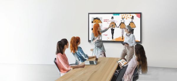 Picture of 55'' V7 Series XBoard MTR 4K Interactive Touch Screen 50MP x 3 Trident Camera System 16