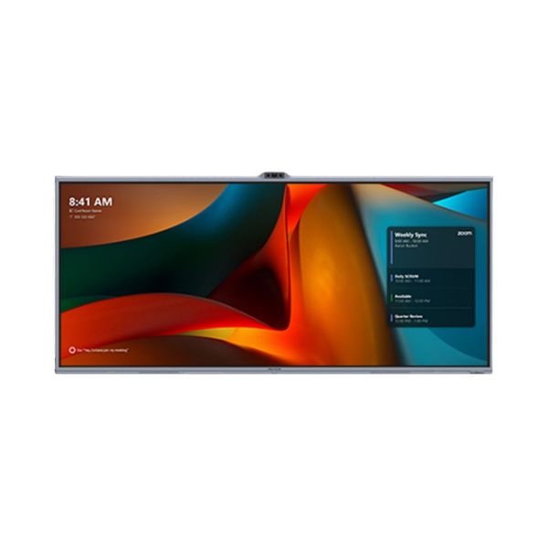Picture of 92'' V7 Series Microsoft Teams Rooms Xboard IFP Panel. AI-Powered Trident Lens System
